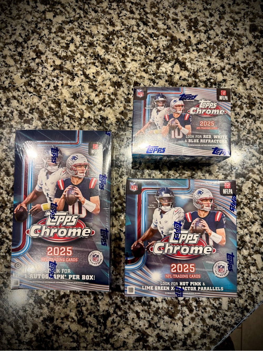 2025 Topps Chrome Hobby Box, Mega Box, and Value Box BUNDLE